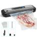 Inkbird Vacuum Sealer Machine with Starter Kit, Automatic PowerVac Air Sealing Machine for Food Preservation, Dry & Moist Sealing Modes,Built-in Cutter,Easy Cleaning Storage with Sealer Bag*5 (8"*11.8")and Bag Roll*1 (8"*7