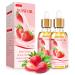 BASSI 2PCS Yoni Oil Organic Feminine Oil Vaginal Moisturizer - Ph Balance for Women - Feminine Deodorant - Eliminates Odor With Strawberry Essential Oil All Natural Yoni Oil