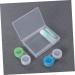 Buy Homsfou 2-St Lens Container - Stylish Double Boxes for Contact Lens Storage | International Shipping Available - Buy Online on GoSupps.com