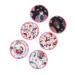 6 Pieces Breast Protectors Cotton Pads Breastfeeding Pads -overflow Print Pregnant Woman Pad Polyester Cotton As Shown-1 10x10cm