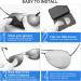 OKH Bifocal Lentil Reader - Self-Adhesive Magnification Lenses for Sports Sunglasses | Reusable Transparent 2.0x | 1 Pack - Buy Online on GoSupps.com