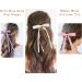 4pcs Satin Bowknot Hair Clips Accessories for Toddlers Girls Women Bow Claw Clip Hairpins Colorful Bow Tassel Hair Clips Long Ribbon Hair Barrettes - Buy Online on GoSupps.com
