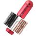 PRO BIKE TOOL Tubeless Bike Tire Repair Kit  for MTB and Road Bicycle Tires  Fix a Puncture or Flat, Fast  Tackle Set Includes Storage Canister, Plugger Tool and Plugs - 5 Bacon and 5 Black Strips Red