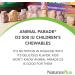 NaturesPlus Animal Parade Vitamin D3 Children's Chewables - Black Cherry Flavor - 90 Animal-Shaped Tablets - Buy Online on GoSupps.com