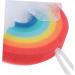 Housoutil 3pcs Rainbow Bath Sponge Set - Exfoliating Bath Balls & Facial Scrubbers for Infants & Adults - Colorful Shower Poufs for Soft Skin Care - Buy Online on GoSupps.com