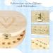 Qetlavee Wooden Tooth Box for Kids | Milk Tooth Storage Box with Tweezers & Heart-Shaped Bottle - Ideal Souvenir Gift for Boys & Girls - Buy Online on GoSupps.com
