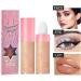 Highlighting and Finishing Stick - Fairy Highlighter Natural Stereo Contour Collarbone Patting Powder Highlighting Makeup (02) - Buy Online on GoSupps.com