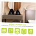 Baluue 6 Pcs Storage Bag Toiletry Organizer Drawstring Closure Cover Mini Hairdryer Bag Black Velvet - Buy Online on GoSupps.com