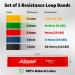 Resistance Bands Set of 5 | Exercise Bands for Glutes Hips & Legs | Ideal for Home Workouts | Resistance Band Set for Men & Women - Buy Online on GoSupps.com