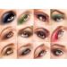 Deksias Disposable Dual Sided Eye Shadow Sponge Applicator - Oval Tipped Makeup Brushes (50PCS, Black) - Buy Online on GoSupps.com