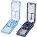Teblacker 2-in-1 Pill Cutter with Blade and Storage Compartment - Portable Pill Splitter for Small or Large Pills - Buy Online on GoSupps.com