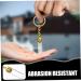 Mini Refillable Glass Bottle Pendant Perfume Keychain - Travel-Friendly Zinc Alloy Key Fob - Buy Online on GoSupps.com