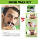 Auperwel Nose Hair Waxing Kit for Men and Women - Safe, Painless Nostril Hair Removal with 100g Wax, 20 Applicators, 15 Mustache Guards - Buy Online on GoSupps.com