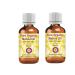 DEve Herbes Pure Organic Marula Oil (Sclerocarya Birrea) natural therapeutic quality cold -pressed (Pack of Two) 100ml X 2 (6.76 OZ) 100 ml (2 -pack)
