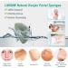 LMSMW Organic Konjac Cleansing Facial Sponges Gentle Exfoliating Konjac Sponge for Face Body Washing with Activated Charcoal Natural Skincare Tools Suitable for Oily Dry Combination Sensitive Skin - Buy Online on GoSupps.com