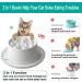 Interactive Slow Feeder Cat Bowl | Raised Fun Pet Feeder Bowl | Bloat Stopper | Durable & Prevents Obesity | White Fishbone Design - Buy Online on GoSupps.com