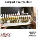 The Army Painter Model Paint Stand & Brush Holder - Dropper Bottle Paint Rack & Organizer for Acrylic Painting - Holds 30 Warpaints, 7 Paintbrushes, and Water Cup - Buy Online on GoSupps.com