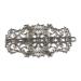 Rivelle Damen Trachten Haarspange alt-silber 5 8 cm - Vintage Haarschmuck f r Hochzeit und Festlichkeiten | Metall Silber Internationale Lieferung - Buy Online on GoSupps.com