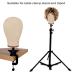 MILLYSHINE 22 Wig Head Stand Tripod with Mannequin Head and Canvas for Wig Making - Table Clamp Styling Display for Wig Block Head - Pack of 1 - Buy Online on GoSupps.com