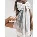 Vakkery Bride Pearl Bow Hair Clip Long Tulle Hair Bow Veil Wedding Bachelorette Party Decoration Bridal Shower Headpiece Hair Accessories for Women and Girls - Buy Online on GoSupps.com