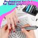 35000RPM Rechargeable Professional Nail Drill Machine for Acrylic Nails - Portable Cordless Efile with Bits Kit for Manicure - Green - Buy Online on GoSupps.com