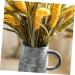 Warmhm 3pcs Simulated Ears of Corn Fake Wheat Ears Dried Wheat Stalks for Decorations Wheat Decoration Single Artificial Grass Plant Artificial Wheat Ears Stalks Vegetable Iron Goldenx3pcs 12X75CMx3pcs - Buy Online on GoSupps.com
