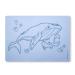 Modern Twist Meal-Mat 100% Food-Grade Silicone  Waterproof and Reusable Baby and Toddler Placemat  Whale Family - Ocean Whale Family-ocean