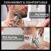 Men's 3D Rechargeable Electric Shaver - Waterproof Rotary Razor for Face, Anti-Pinch Technology - Ergonomic Design for Easy Use at Home or Travel - Buy Online on GoSupps.com