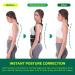 Back Brace Posture Corrector for Men & Women - Adjustable Full Back Support Pain Relief for Neck Shoulder & Back - Medium Obsidian - Buy Online on GoSupps.com
