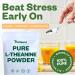 Purisure L-Theanine Powder 100g | Relaxation & Focus Supplement | Calm Inducing Formula | Cognitive Function Support - Buy Online on GoSupps.com