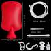2 Quart Home Enema Bag Kit - Enema Tips, Hose, Clamp - Colon Cleansing Enemas (Red) - Buy Online on GoSupps.com