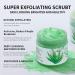 Organic Aloe Vera Facial Scrub | Exfoliating Face Wash for Acne | Brightening Exfoliator for Women & Men - Buy Online on GoSupps.com
