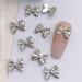 10Pcs 3D Butterfly Nail For Nails Alloy Butterfly Nail Decoration Alloy Nail Butterfly Nail Manicure Accessories Manicure Accessories Transparent