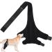 Dog Hinds Leg Support Large Dog Rear Leg Support | Breathable Leg Protector Large Rear Support High Elasticity with Metal Strip for Disabled Dog Black Small