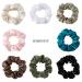 SOBONNY 100% Mulberry Silk Scrunchies for Women - 3 Pack Hair Ties for Sleep and Style - Brown, Black, Pink - No Damage Elastic Accessories - Buy Online on GoSupps.com