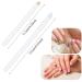 12-Piece White Nail Whitening Pencils with Cuticle Pusher - DIY French Nail Design Manicure Supplies - Buy Online on GoSupps.com
