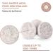 VALNEO 6 Grey Sheep Wool Dryer Balls - Natural Fabric Softener for Gentle, Time and Energy Saving Tumble Drying - Buy Online on GoSupps.com