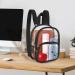 Clear Mini Backpack for Women - Waterproof Stadium Bag for Beach, Travel, Work, Concerts - Black - Buy Online on GoSupps.com