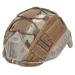 Blueana Tactical Helmet, Military Helmet Airsoft Multicam Cover Fast Helmet Camouflage Helmet Cloth with Elastic Cord in Size M