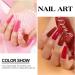 Dipping Powder 12 Colors Kit for DIY Nail Art No Need for Lighting Simple Operation Long Lasting for Beginner Nail Salon Home color10 - Buy Online on GoSupps.com