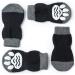 Pet Heroic Indoor Anti-Slip Socks for Dogs & Cats | 8 Sizes S-5XL | Paw Protection & Traction with Silicone Gel - Black Mode 5XL - Buy Online on GoSupps.com