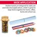 Grevosea 1000 Pieces Rubber Bands | Colorful Soft Elastic Hair Ties for Women & Kids | Perfect for Ponytails & Pigtails - Buy Online on GoSupps.com