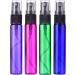 Amorar Brown Mini Glass Spray Bottles - 10ml Travel Perfume Atomizers with Black Caps - Empty Cosmetic Bottles for International Shipping - Buy Online on GoSupps.com