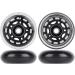 AOWESM 64mm Inline Skate Wheels w/ABEC-9 Bearings - 4 Pack Black | Roller Skates, Pelican Storm Case, Roller Board Bag, Luggage Suitcase, Water Rower Seat, Lathe Rest - Buy Online on GoSupps.com