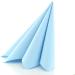 Prime Guest Light Blue Napkin - Premium Airlaid Fabric for Weddings & Celebrations | 50 Pack 40x40 cm Fold - Buy Online on GoSupps.com