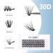 Buy Gemerry Eyelash Extensions - 10D 20D 30D 40D DIY Cluster - 0.07 D Curl Individual Volume Lashes (8-14 Mix) - Fast International Shipping - Buy Online on GoSupps.com