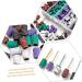 PLAFOPE 1 Set Nail Polish Set Nail Grinding Sanding Bits for Nail Drill Nail Tools Nail Polishing Band Sanding Bands for Nail Mandrel Bit for Nails Nail Bits Manicure Polishing Tape Alloy - Buy Online on GoSupps.com