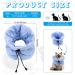 PEUTIER Cat Recovery Collar Soft Adjustable Cat Cone Cat Elizabethan Collar Cat Neck Protective Collar Neck Collar After Surgery for Cats Kitten Prevent from Licking Wounds (S) - Buy Online on GoSupps.com