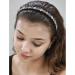 Wecoe 5pcs Non-Slip Fashion Headbands for Women & Girls - Crystal Rhinestone Hair Accessories in Pink, Purple, Silver, Blue - Fancy Comb Style with Teeth - Buy Online on GoSupps.com