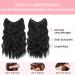 Shop Silk-Co Hair Extensions - Adjustable Synthetic Raven Black Clips 60cm Long for Women - Buy Online on GoSupps.com